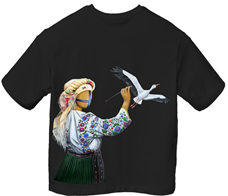T-shirt SYVAK Bird S-M Black (60775)