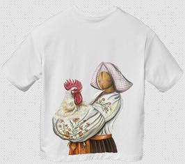 Long T-shirt SYVAK Gazdynya L-XL White (61073d)