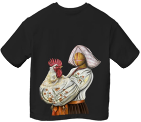 Long T-shirt SYVAK Housewife L-XL Black (61072d)