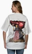 Long T-shirt SYVAK Lightning S-M White (61051d).