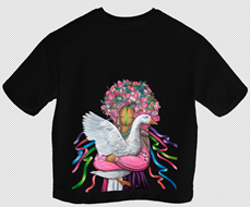 SYVAK T-shirt "Garden Guardian" S-M Black (60839)