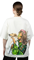 Long T-shirt SYVAK Blooming L-XL White (61143d)