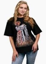Long T-shirt SYVAK Koloska L-XL Black (61080d)
