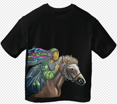 T-shirt SYVAK Loose-fit S-M Black (60867)