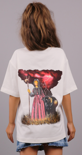 Children's T-shirt SYVAK Lightning 146-152 white (60939)