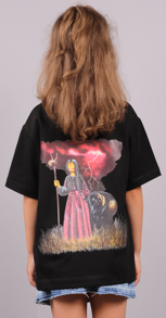 Children's T-shirt SYVAK Lightning 146-152 Black (60943)