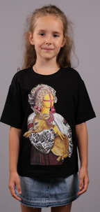 Children's T-shirt SYVAK Fitted 146-152 Black (60967)