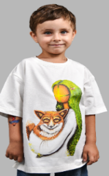 Children's T-shirt SYVAK Gentle 146-152 white (60987)