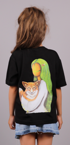 Children's T-shirt SYVAK Gentle 146-152 black (60991)