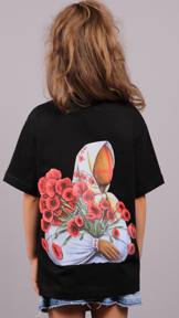 Children's T-shirt SYVAK Makoviya 146-152 black (61034)