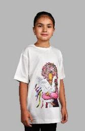 Children's T-shirt SYVAK Garden Guardian 146-152 White (61038)