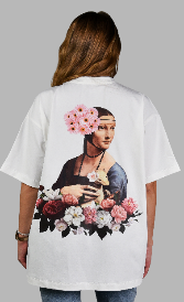 T-shirt SYVAK Lady Renaissance S-M Black (61167)