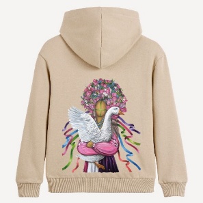 Hoodie SYVAK Garden Guardian size 44 Beige (61229)