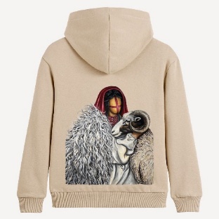 Hoodie SYVAK Mountain Blood size 50 Beige (61232)