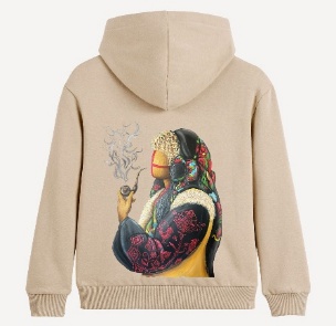 Hoodie SYVAK Ladana size 50 Beige (61240)