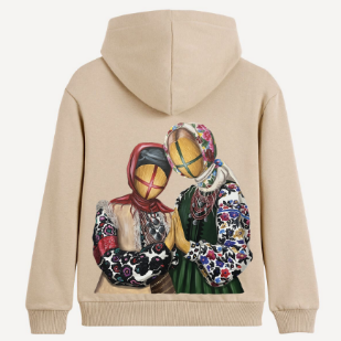 Hoodie SYVAK Together size 50 beige (61299)