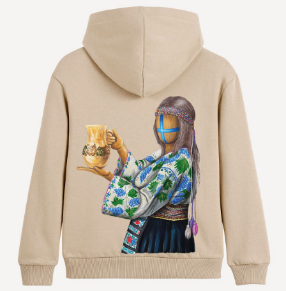 Hoodie SYVAK Raised size 50 beige (61311)
