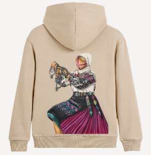 Hoodie SYVAK Mother's Treasures size 50 beige (61320)