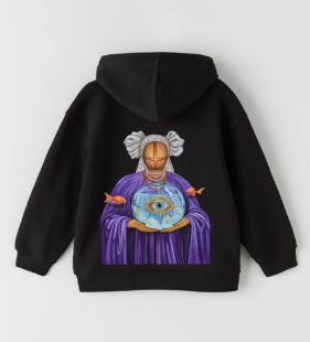 Hoodie SYVAK Voice of Water size 50 black (61322)