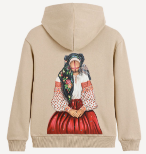 Hoodie SYVAK "Under the Wing" size 50 beige (61340)