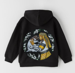 Hoodie SYVAK Mother-Tenderness size 44 black (61345)