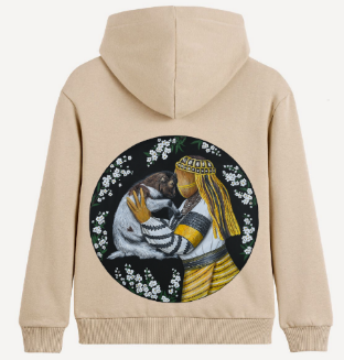Hoodie SYVAK Mother's Tenderness size 50 beige (61348)